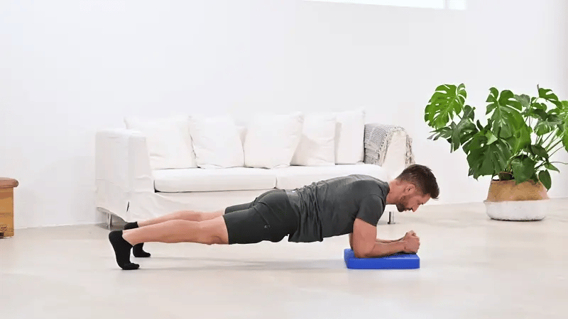 Balancetraining Plank and Rotation auf dem ARTZT vitality Stabilitätstrainer Balance Pad